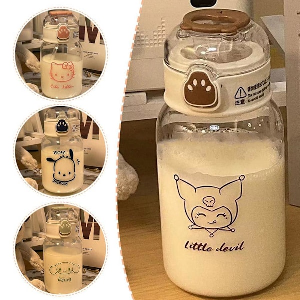 650ml Portabel Vattenflaska Med Sugrör Fri BPA Läcksäker Skolvattenflaska För Barn red 650ml