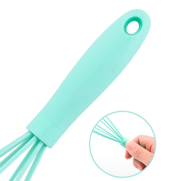 Silikon Handomrörare Vispa Ägg Köksvisp Blender pink One-size