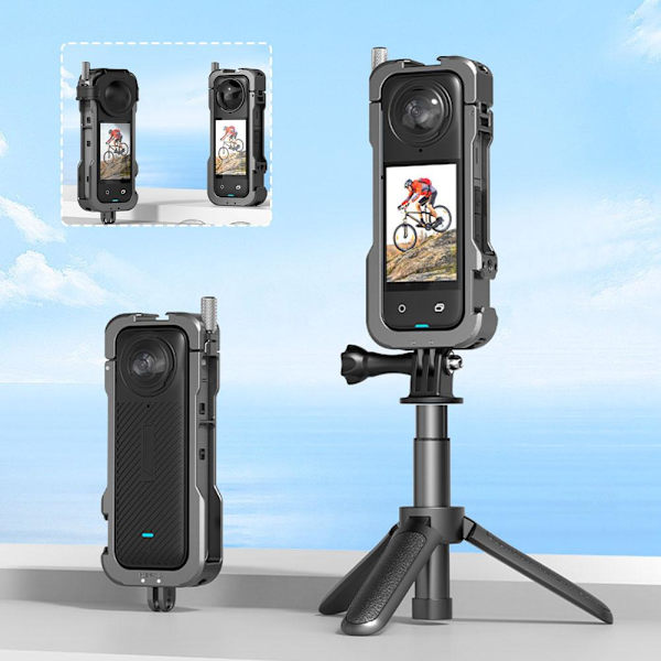 Metall Kaninbur Skyddsram För Insta360X4 Kameratillbehör 