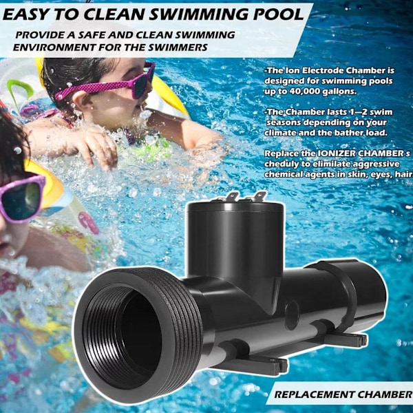 4CH4002-R Poolrengörare Joniseringskammare Ersättning, Pool Io blackA 1pcs 2pcs