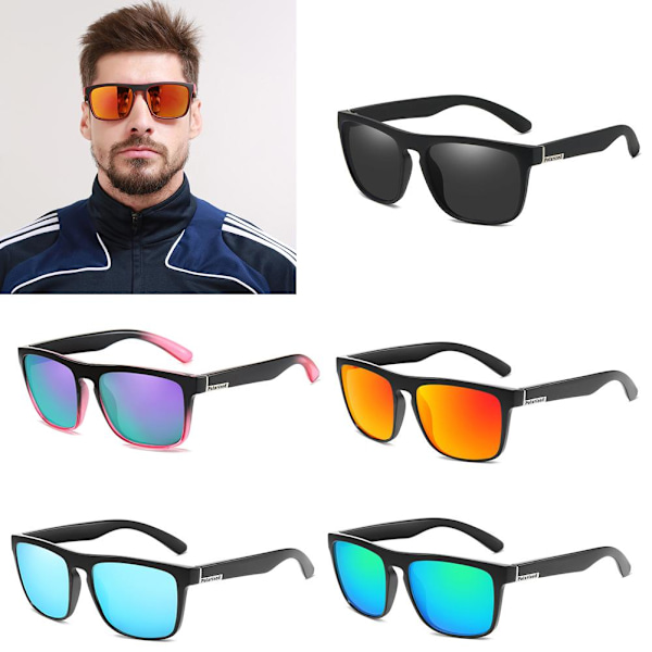 Anti-UV400 Polariserade Solglasögon För Män Och Kvinnor UV  blue 1pcs