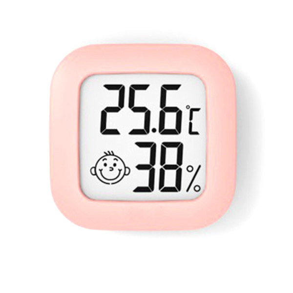 Luftfuktighetsmätare, stor LCD-skärm Hygrometer för inomhusbruk, R white One-size