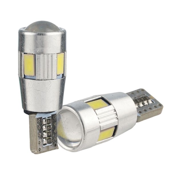 T10 LED 6SMD 5630 Super Bright W5W 194 168 2825 Bil Sido Backup Lampor J2L3-AU-