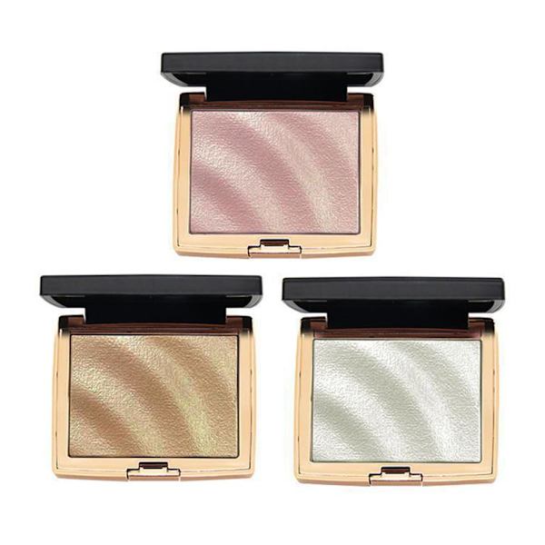 Stereo Highlighter Bronzing Palett för Enkel Nybörjarsmink Lot Y4 3 # Confidence Light 10g