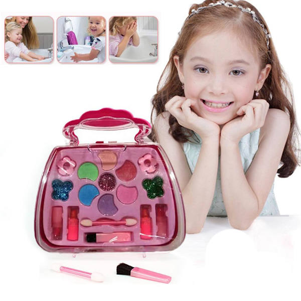 Baby Flickor Prinsessa Låtsas Sminkset Smink Barn Simulation Leksaker Present ∝