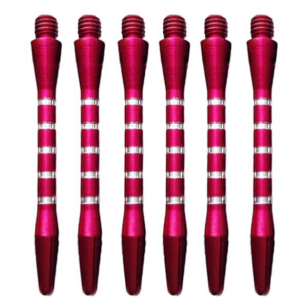 6 st Aluminiumlegering Dartpilar Harrows Dartstammar Blandad Färg red one-size