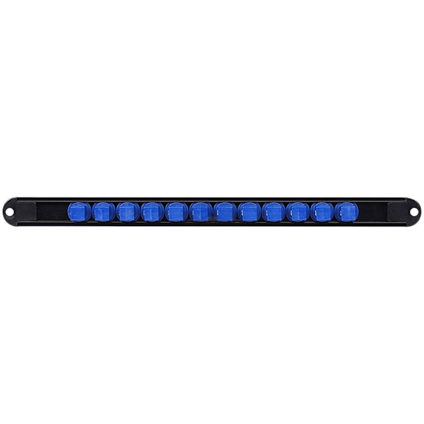 ABS Hylsorganiserare 1/2 3/8 1/4 tums Fäste för Hylsskena Väggmontering NY Blue 1/4"