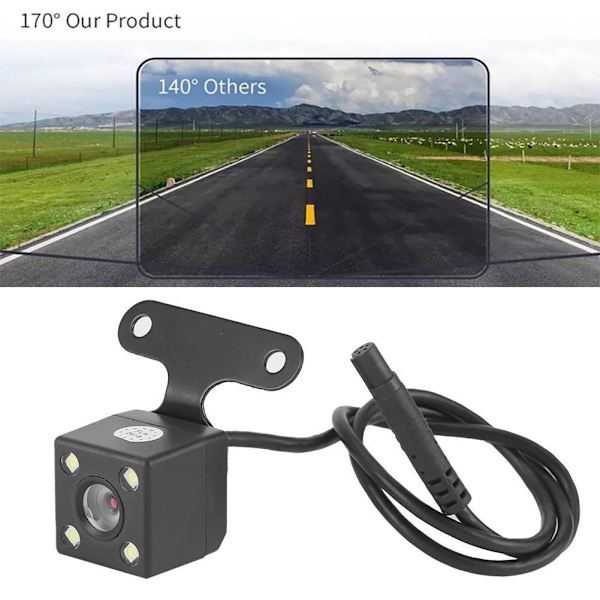 Klar lager】5-stifts HD-bilens backkamera 4LED-backkamera Ni lens only One-size