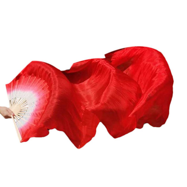Dans Silke Fans Børns Fan til Dans Udvidet Dobbeltsidet red 120cm