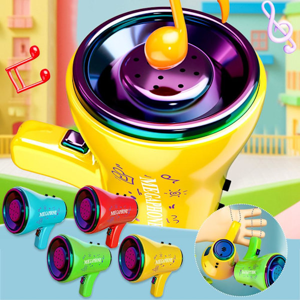 Inspelning Högtalare Utsökt Söt Rolig Musik Mikrofon Atmosfär Yellow 1 1pcs