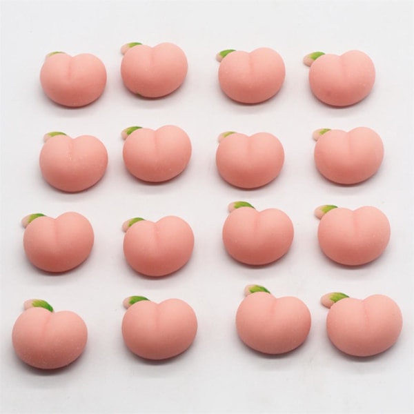 Söt frukt Persika Långsamt stigande Squishys Squeeze Toy Stress Relief peach one size