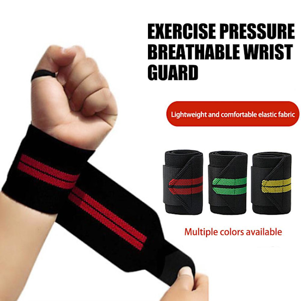 Fitness Armband Basketboll Fitness Handledslindor Kompression red onesize