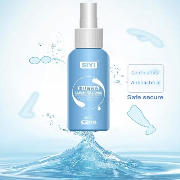 Navy Toy & Body Cleaner Hygienisk Skonsam Rengöring för Intima Leksaker 50ml Hot N7