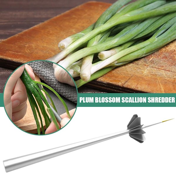 Rostfritt stål Plommonblomma Lökskärare Separator Hem AU Kitc