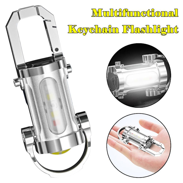 Mini Ficklampa, 2025 Ny Uppgradering Vattentät Mini Ficklampa Nyckelring, Min B 1pcs