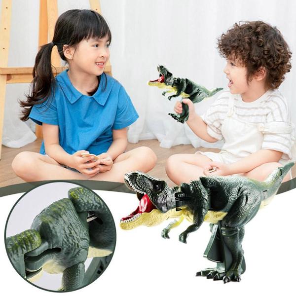 1 st Drake Ryter Trycker För Att Skaka Huvudet Dinosaurieleksaker Kreativ Teleskopisk Mekanisk Fjäder Z8T5