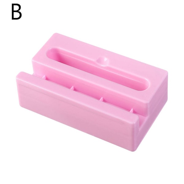 Bärbar Mobiltelefon Ställhållare Ljudförstärkare Högtalare Loudspe Pink 1pcs