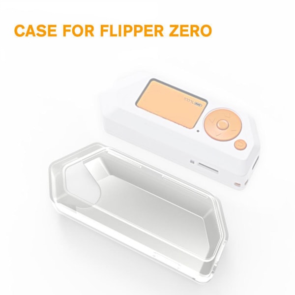 Mjukt Gummi Flipper Zero Skyddsfodral Portabelt Transparent Och Anti-fall transparent one-size