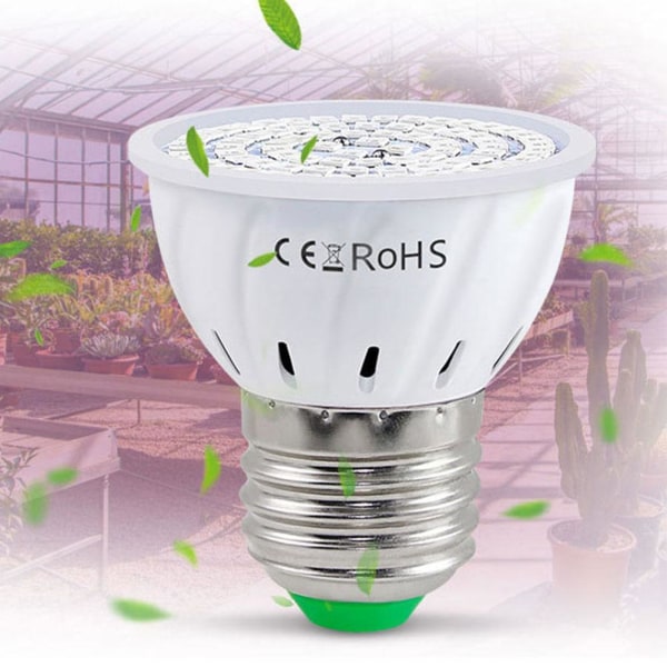 E27 48/80 Leds Plant Grow Lamp Led Full Spectrum Growth Light Bu As shownB E27*80LED