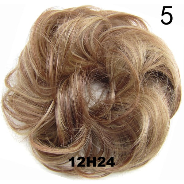 Snygg hästsvans för kvinnor Kläm in/på hårbulle Hairpiece Extensio 12H24 one-size