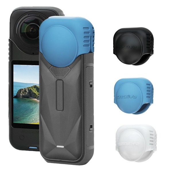 YUYQAQ 1 st Silikonlinsskydd för Insta-360 X5, Linsskydd för In Black for insta360 x5