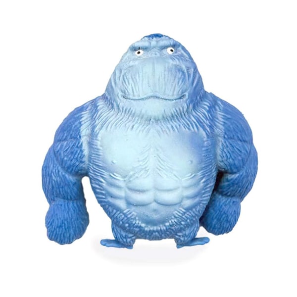 Gorilla Squishy Toys Långsamt stigande TPR Silikonleksaker Stressboll F red onesize