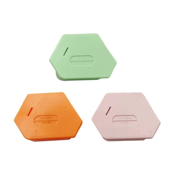 Magnetisk Sömnadsguide för Symaskin, 2024 Ny Polygonal Multifunktionell Sömnadsguide Fållvikare med Skala, Magnet Anti-Slip Grepp Symaskin Pink 1pcs