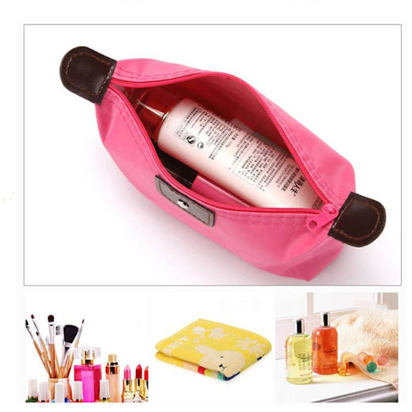 【cod】 Clutchväska Stor Kapacitet Högkvalitativ Socker Smink Portabel Sommar Damväska Liten A8y7 Rose red One size
