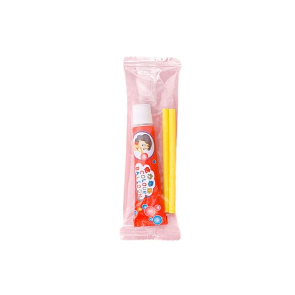 Barnens dag present Tecknad färgglad bubbelgummi T0Z2 Red 1pcs