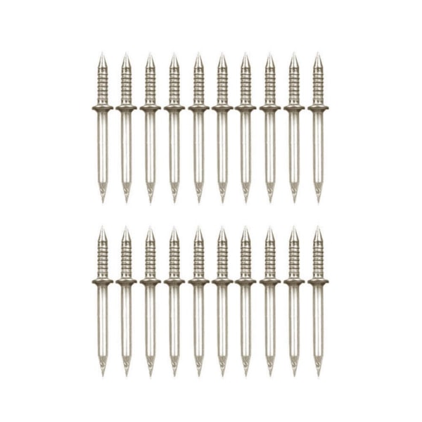 NY 20-100 st dubbelsidig golvlisttråd sömlös spik dubbel-H Gold 20pcs