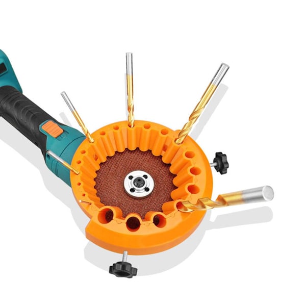 Vinkel Slipmaskin Borr Slipverktyg för 2-13mm Borrar Power Gri Orange 1pcs