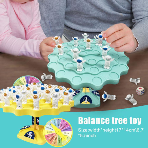 【Färdigt lager】 Utbildningsbrädspel för barn Space Balance Tre yellow onesize