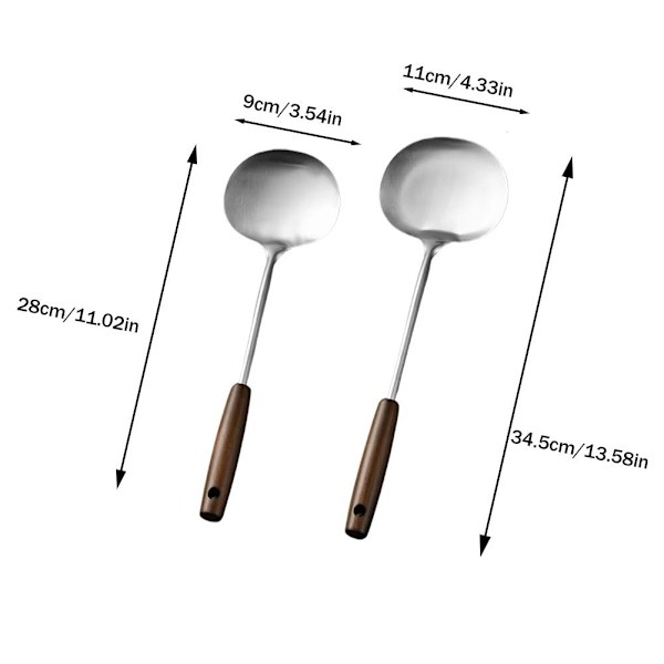 Hushållssvamp Spatel Woksked Special Kock Woksked Skyffel- C 1pcs