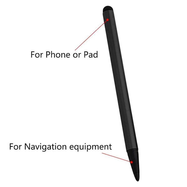 XDGJTBFMY 2-i-1 Stylus Penna för Pekskärm, Aktiv Penna Smar black one-size