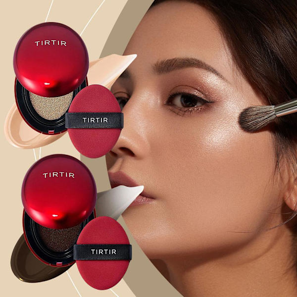 TIRTIR Mask Fit-Red Cushion Foundation - Semimatt finish för att täcka blemmor 55N 1pcs