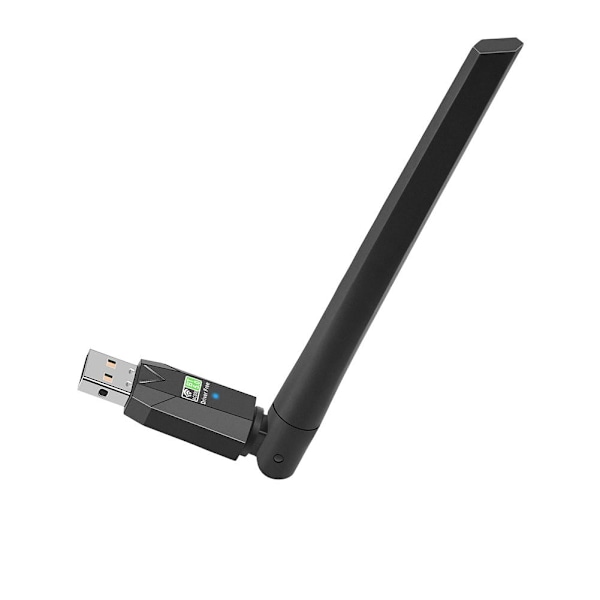 2-i-1 Bluetooth 5.0 600 Mbps Dubbelbands 2,4/5 GHz Trådlös USB Wi-Fi