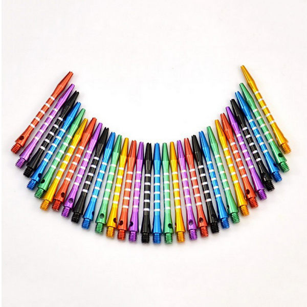 6 st Aluminiumlegering Dartpilar Harrows Dartstammar Blandad Färg purple one-size