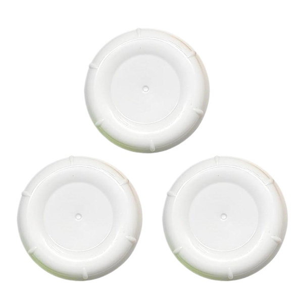 YUYQAQ 3-pack Baby Bottle Caps Kompatibla med Lansinoh-flaskor White 3pcs