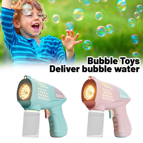 Automatisk porös rymdbubbleleksak för barn [utan leksaksvatten] Bubble L4c3 Green 1pcs