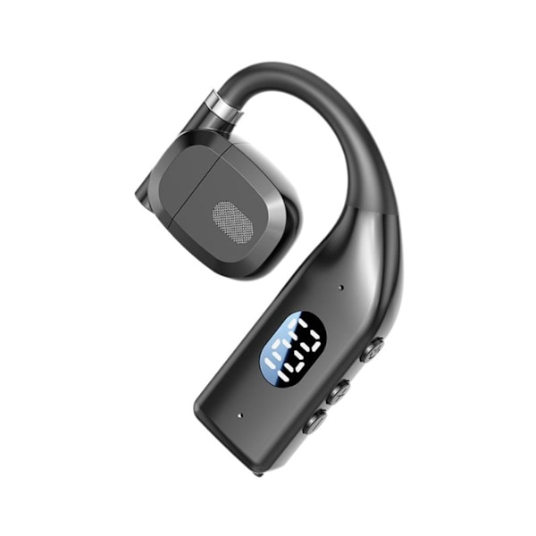 QHUDLV Bluetooth-hörsnäcka V5.4 Enkelt Öra Bluetooth Headset, Ope