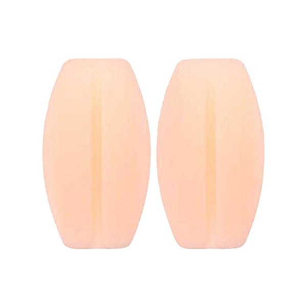 2 st underkläder axelkuddar silikon bh-band anti-glid mjuka white one size