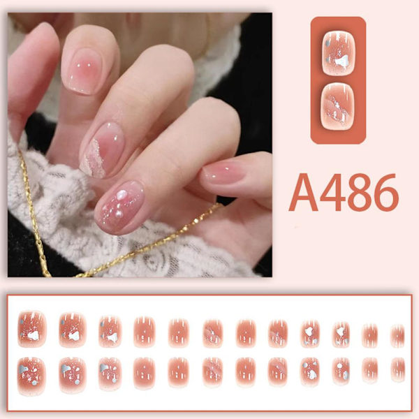 Finger Nails Bling Akryl Full Nail För Everyday Nails GXJ Life 3 set