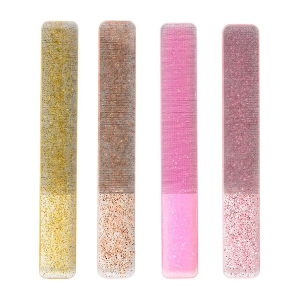 Nano Glas Nagelfil Sandpapper Polerande Buffer Block Nagelfil Manikyrverktyg C 1pcs
