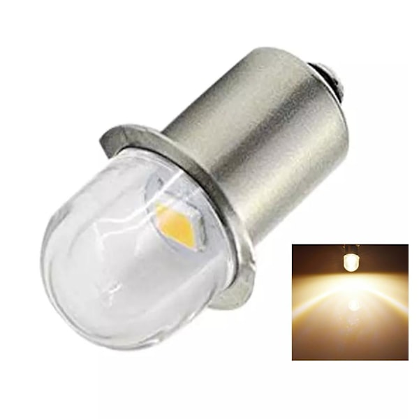 LED-miniatyrlampa 3V 4.5V 6V 12V 18V 1SMD ficklampor ersättningslampor white 12V