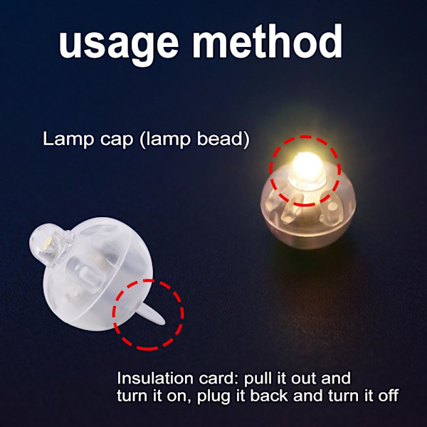 5/10/20x individuellt LED-ljus, Tiny-Trådlöst-Batteri, Craft-Cake, C white One-size 10pcs
