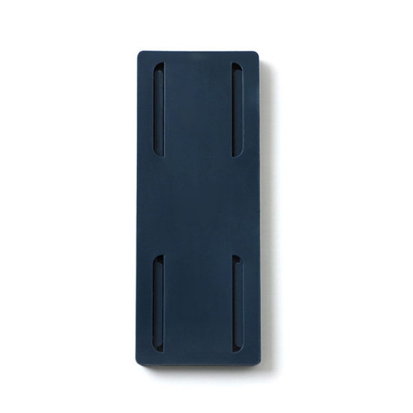 1/4*Socket Hållare Plug Fixer Sticker Stansfri Power Strip Hold blue 1pcs