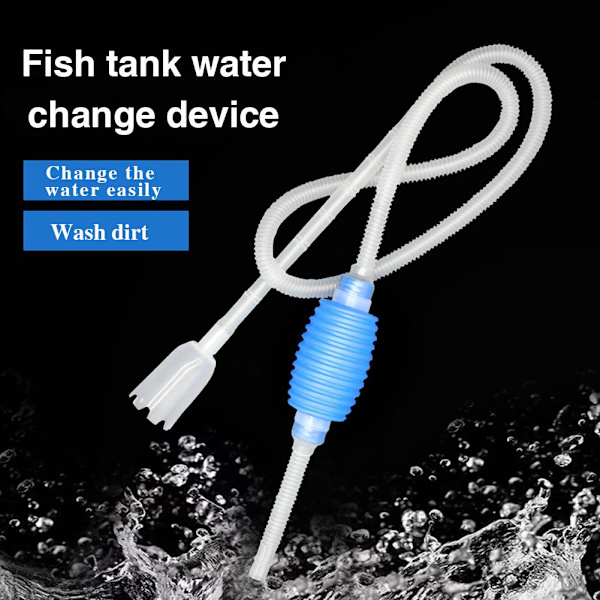 Vattenbytare för akvarium, sifonbytare, sandtvätt, rör L4Y2 Fisk H8L4
