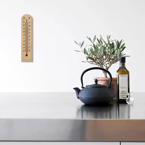 Inomhus Termometrar i Trä Termometer Hot S4 M1U5