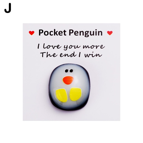 A Little Pocket Penguin Kram,Mini Animal Pocket Kram Penguin,Speci I Love You More 1pcs