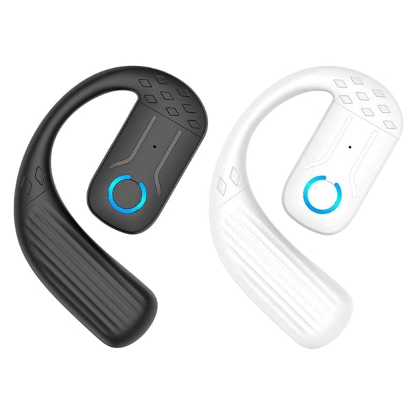Inga In-Ear Hörlurar, Hängande Öra Bluetooth Headset Enkelt Öra B White 1 pcs